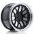 Alu kola Japan Racing JR40 18x10,5 ET15-22 5H BLANK Gloss Black w/Machined Lip