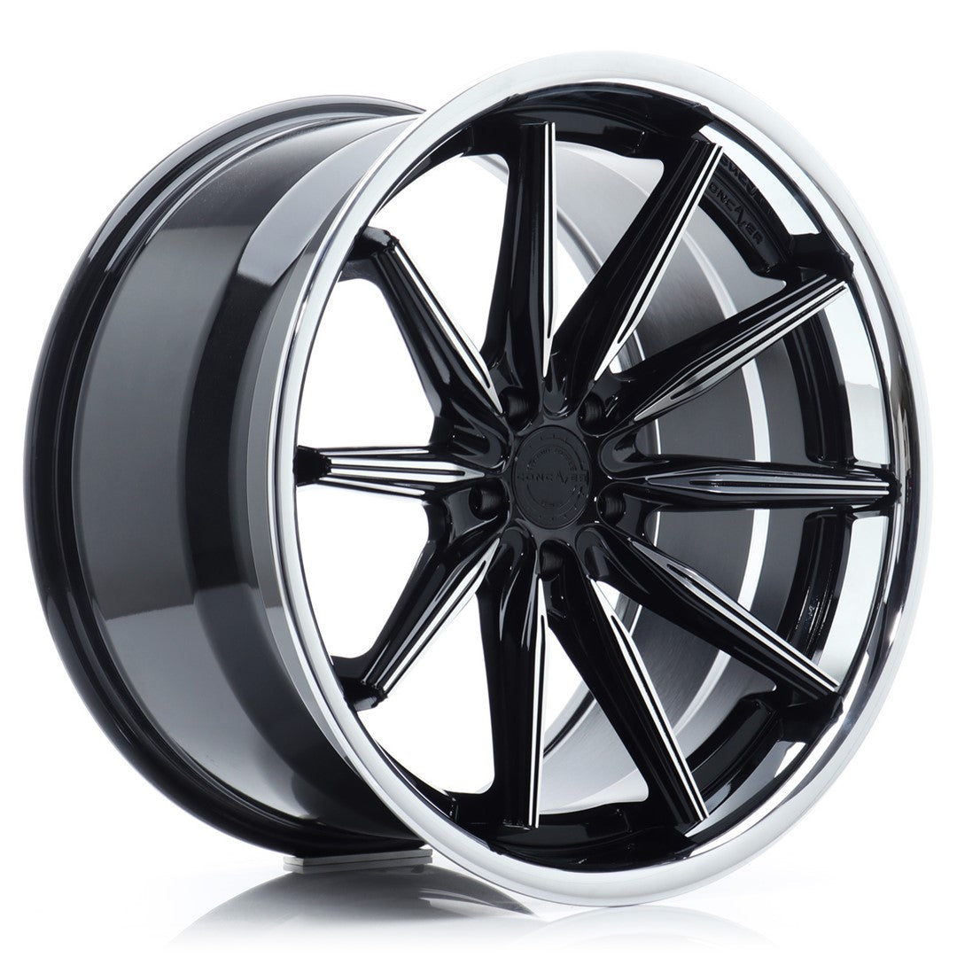 Alu kola Concaver CVR8 21x10,5 ET30 5x112 Black Diamond Cut