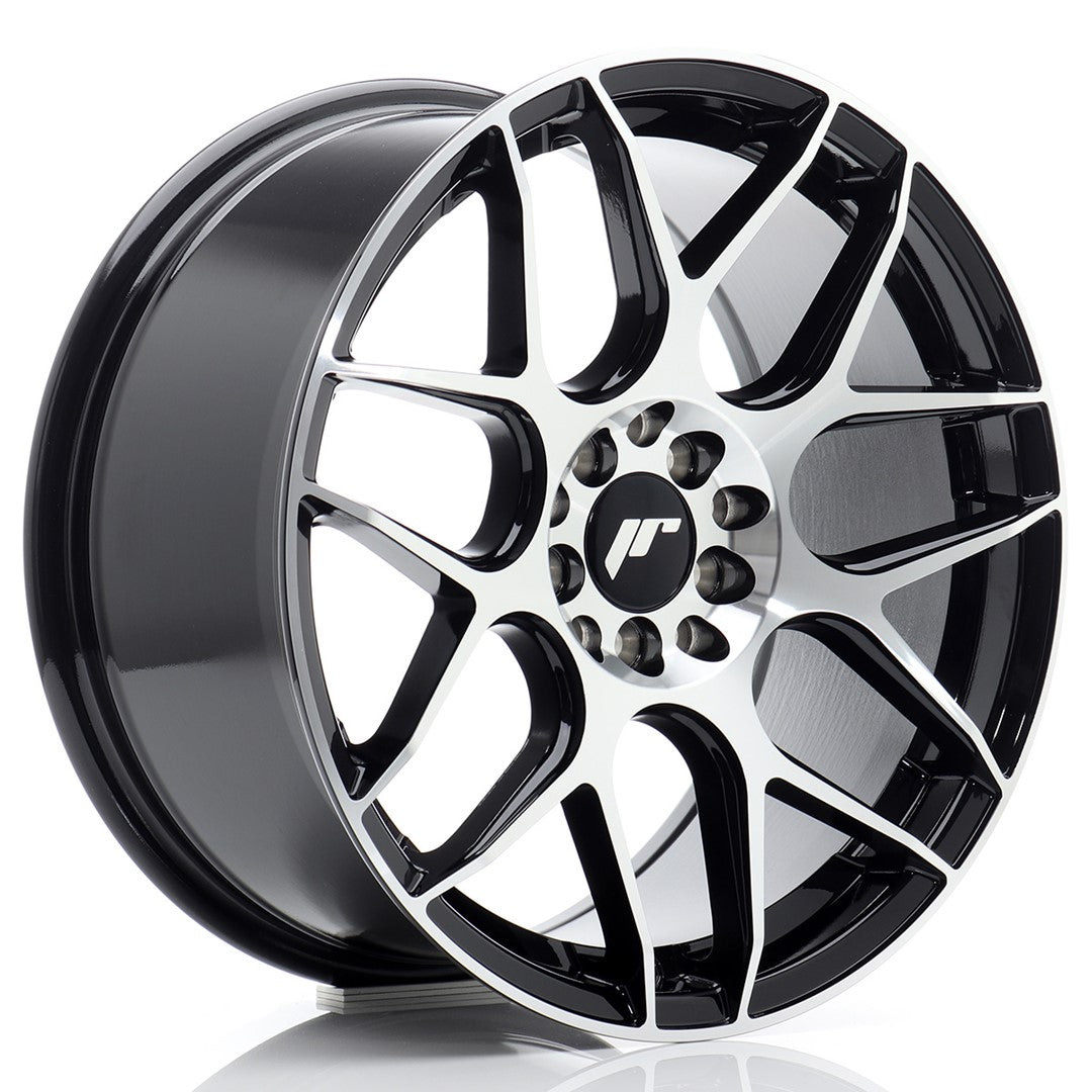 Alu kola Japan Racing JR18 17x8 ET35 5x100/114 Black Machined Face