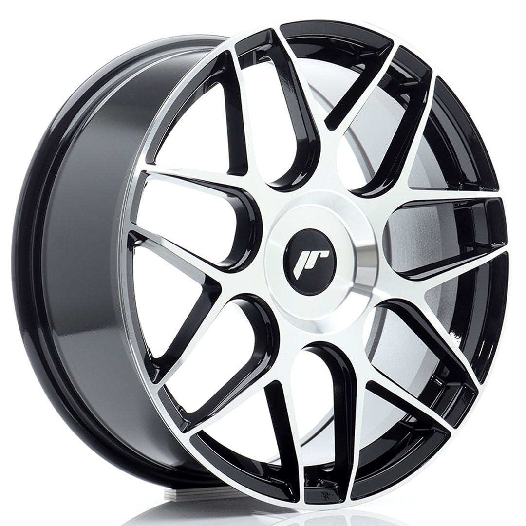 Alu kola Japan Racing JR18 18x7,5 ET20-40 BLANK Black Machined Face