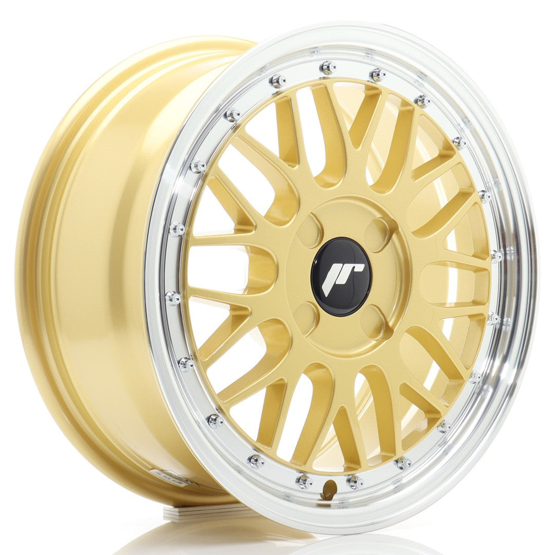 Alu kola Japan Racing JR23 16x7 ET20-45 4H BLANK Gold w/Machined Lip