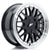 Alu kola Japan Racing JR23 16x7 ET20-45 5H BLANK Gloss Black w/ Machined Lip