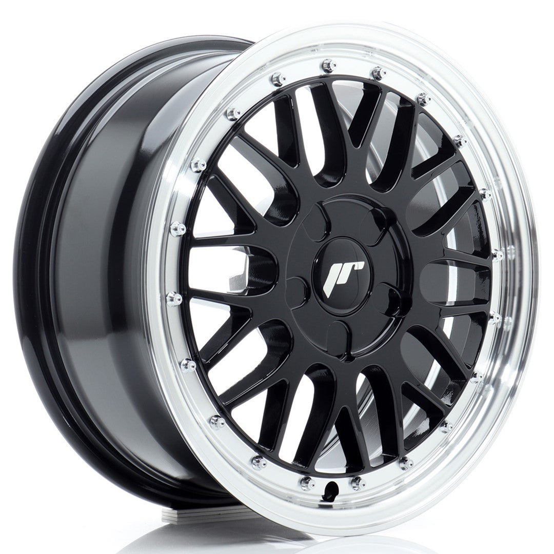 Alu kola Japan Racing JR23 16x7 ET20-45 5H BLANK Gloss Black w/Machined Lip