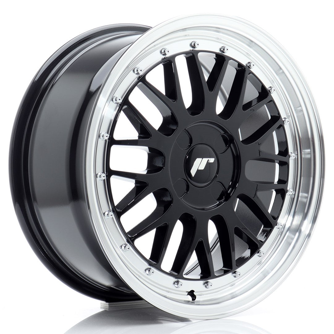 Alu kola Japan Racing JR23 17x7,5 ET20-40 4H BLANK Gloss Black w/Machined Lip