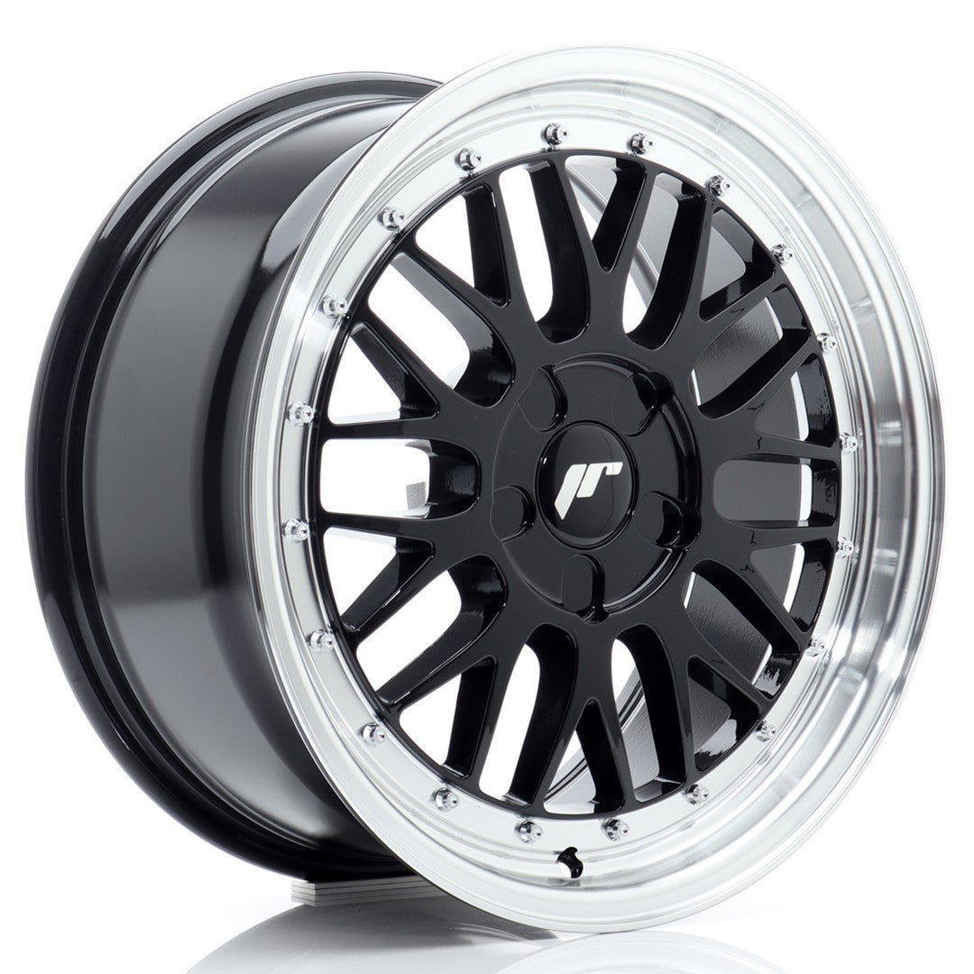 Alu kola Japan Racing JR23 17x8 ET20-45 5H BLANK Gloss Black w/Machined Lip