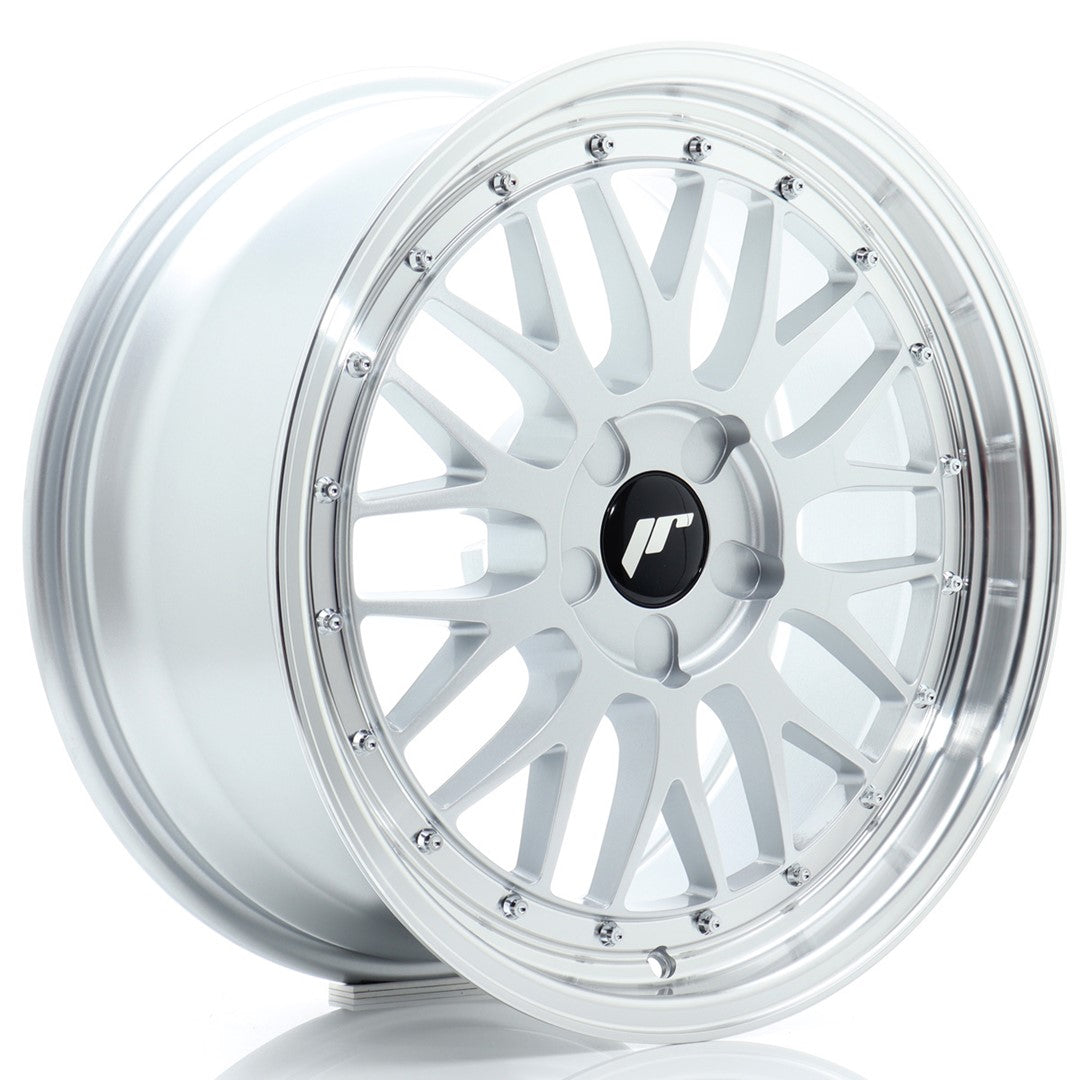 Alu kola Japan Racing JR23 18x8 ET20-42 5H BLANK Hyper Silver w/Machined Lip