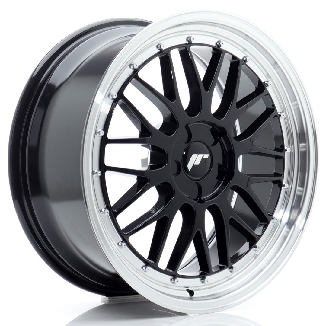 Alu kola Japan Racing JR23 19x8 ET20-40 5H BLANK Gloss Black w/Machined Lip