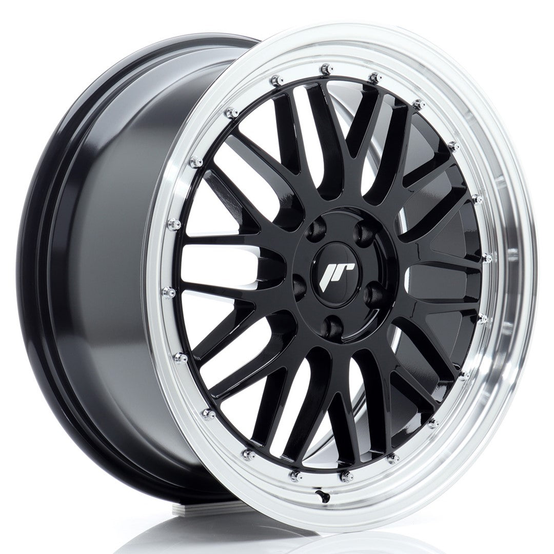 Alu kola Japan Racing JR23 19x8,5 ET45 5x112 Gloss Black w/Machined Lip