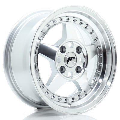 Alu kola Japan Racing JR6 15x7 ET35 4x100 Silver Machined Face | Wheelsup.cz