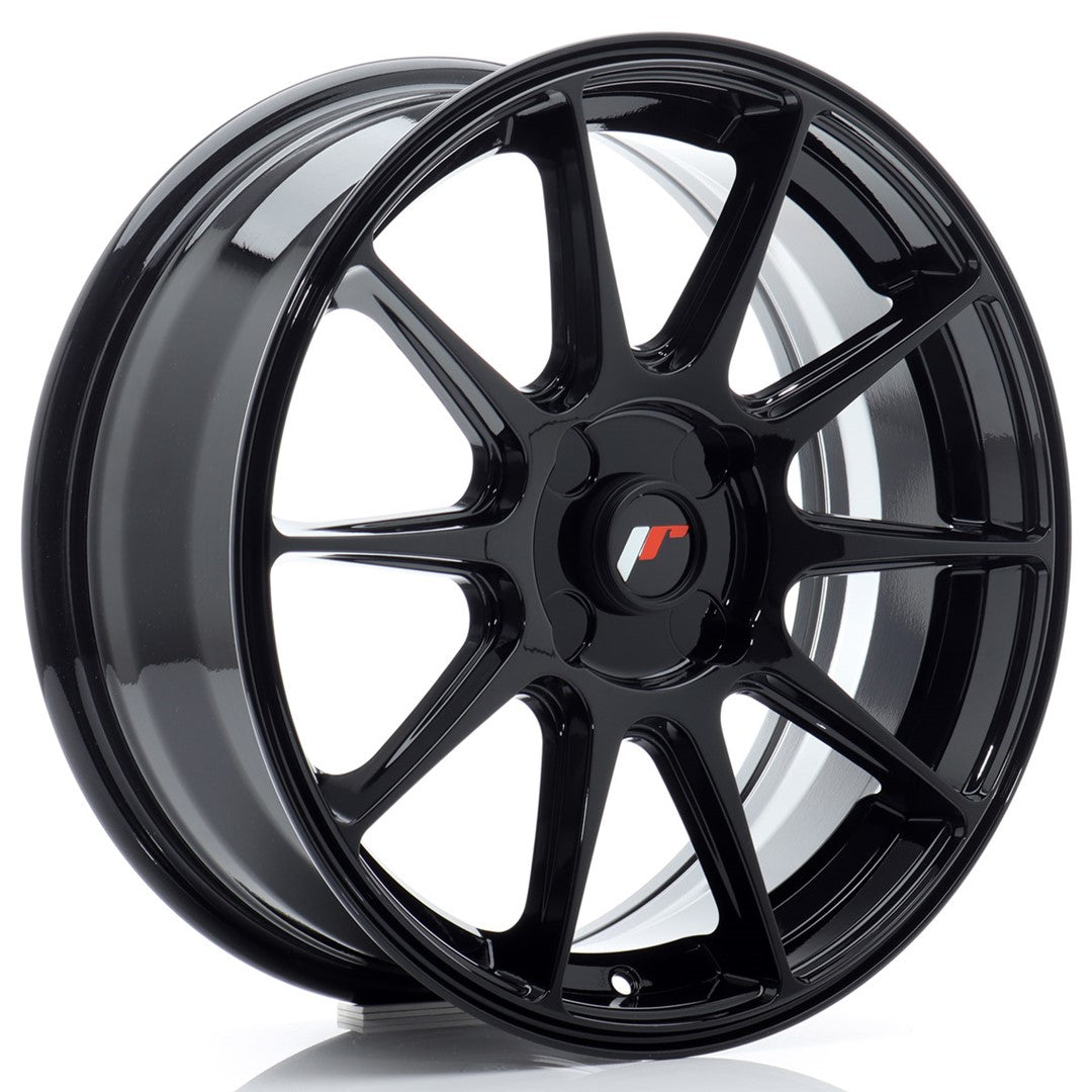 Alu kola Japan Racing JR11 17x7 ET20-38 4H BLANK Gloss Black