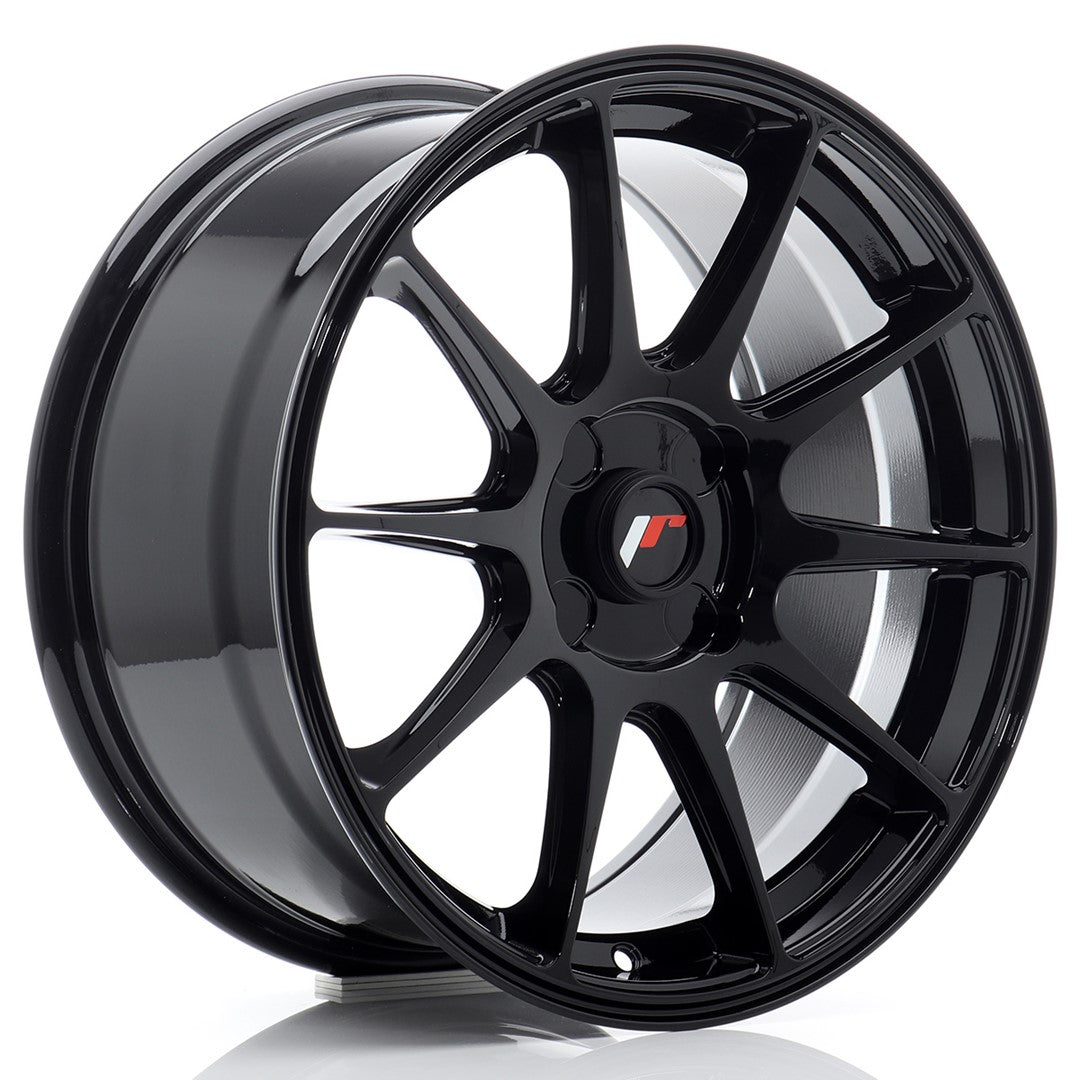 Alu kola Japan Racing JR11 17x8 ET20-35 4H BLANK Gloss Black