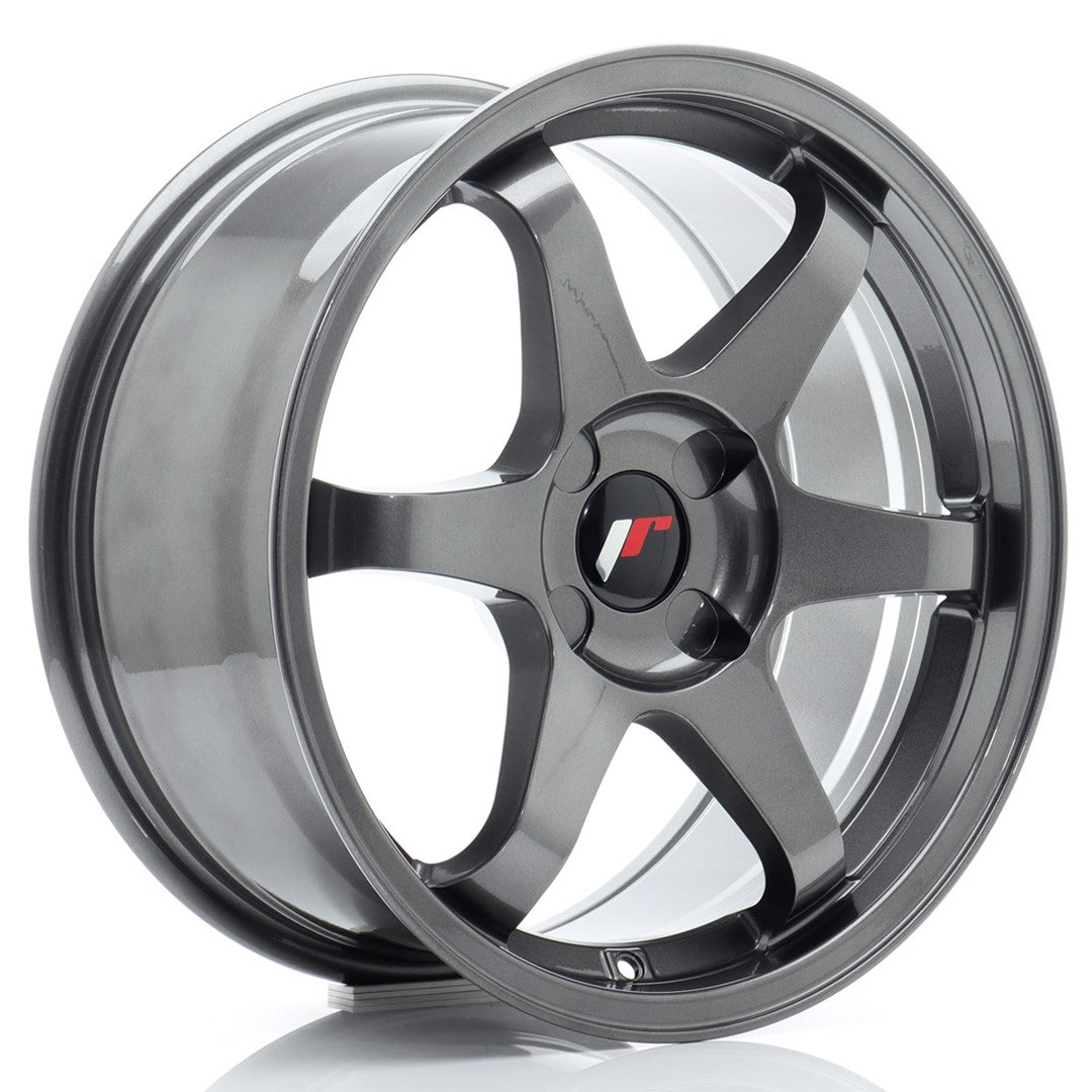 Alu kola Japan Racing JR3 17x8 ET20-35 4H BLANK Gun Metal