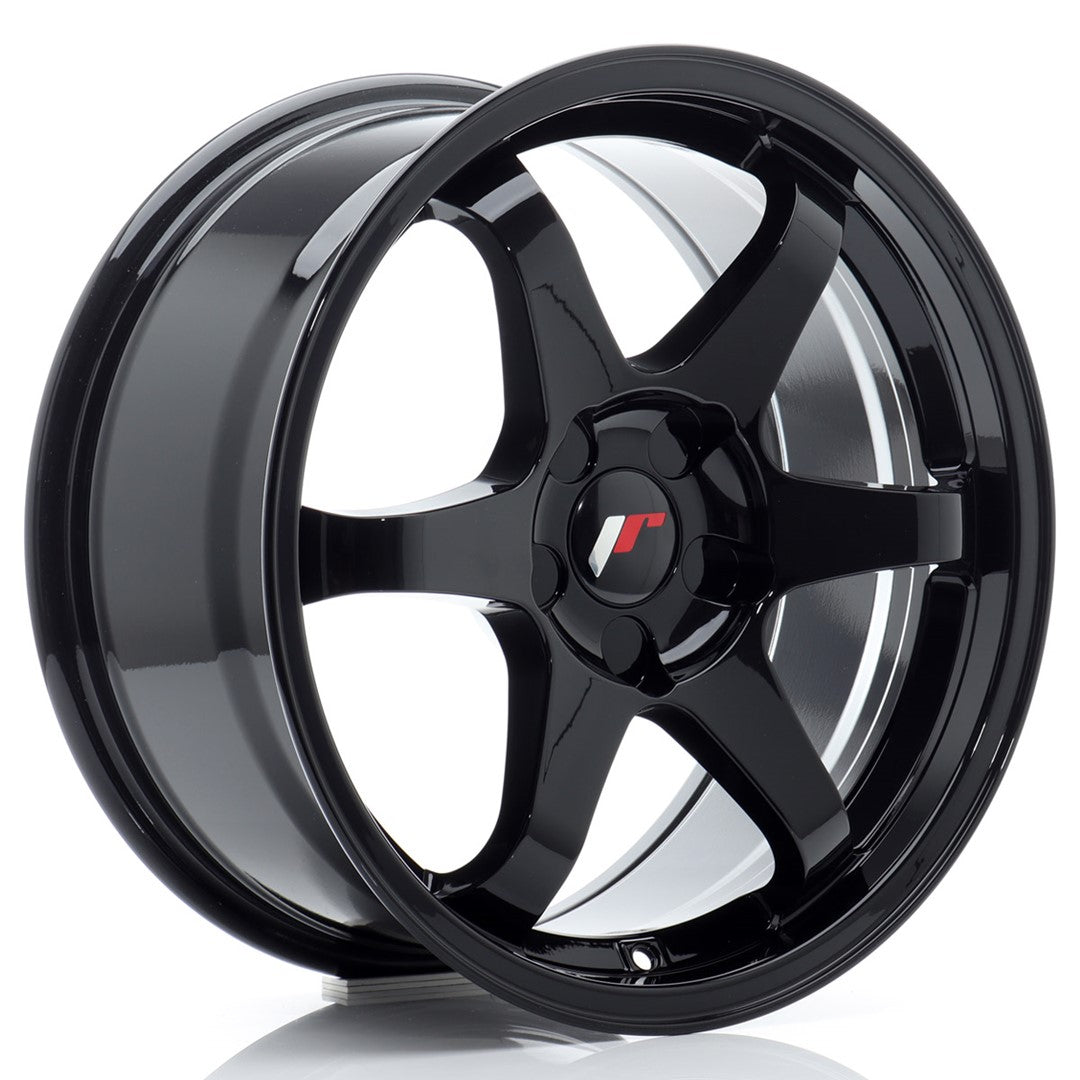 Alu kola Japan Racing JR3 17x8 ET20-35 5H BLANK Gloss Black