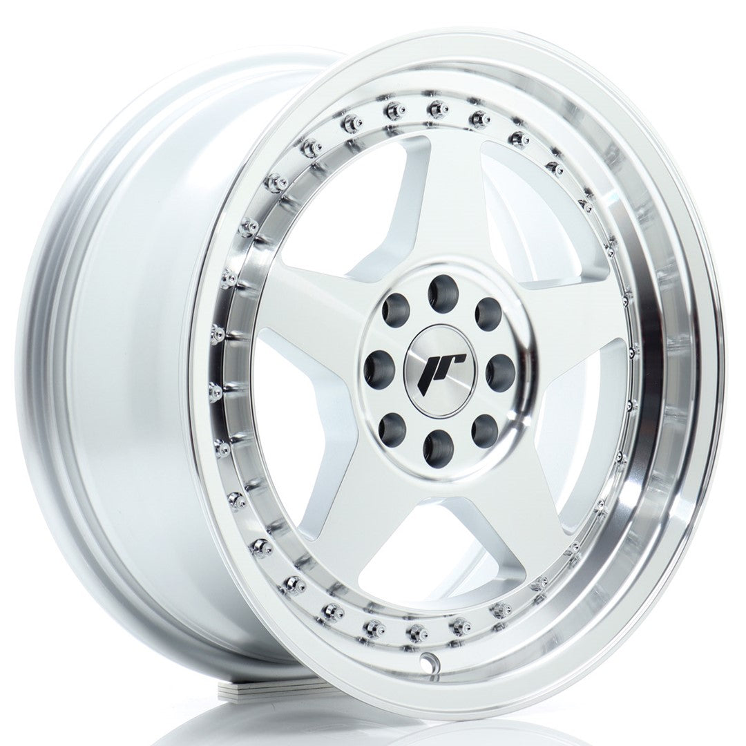 Alu kola Japan Racing JR6 16x7 ET25 4x100/108 Silver Machined Face