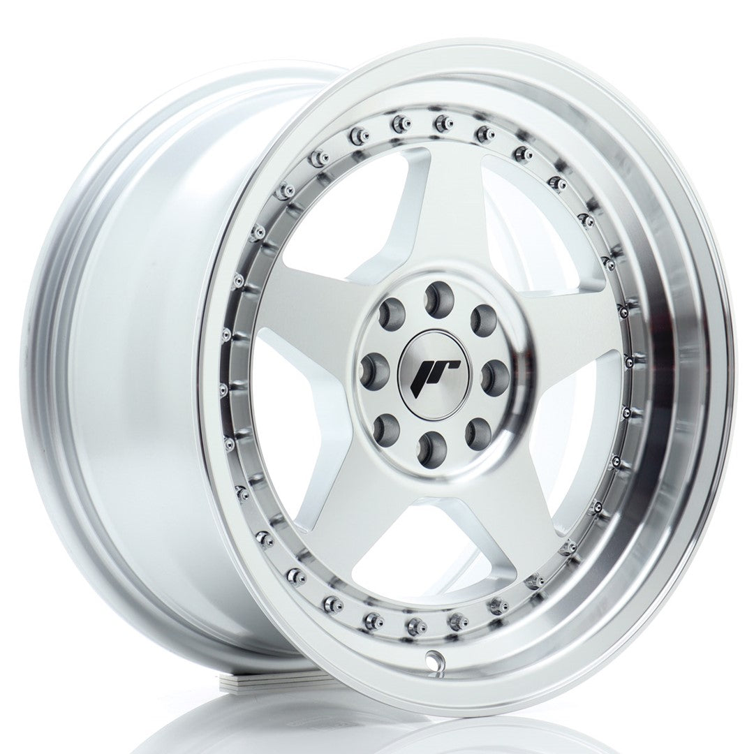 Alu kola Japan Racing JR6 16x8 ET25 4x100/108 Silver Machined Face