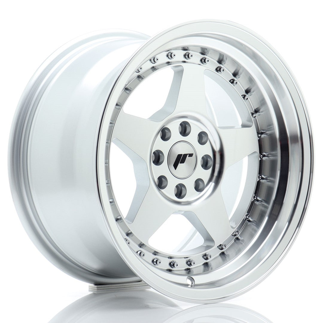 Alu kola Japan Racing JR6 16x9 ET20 4x100/108 Silver Machined Face