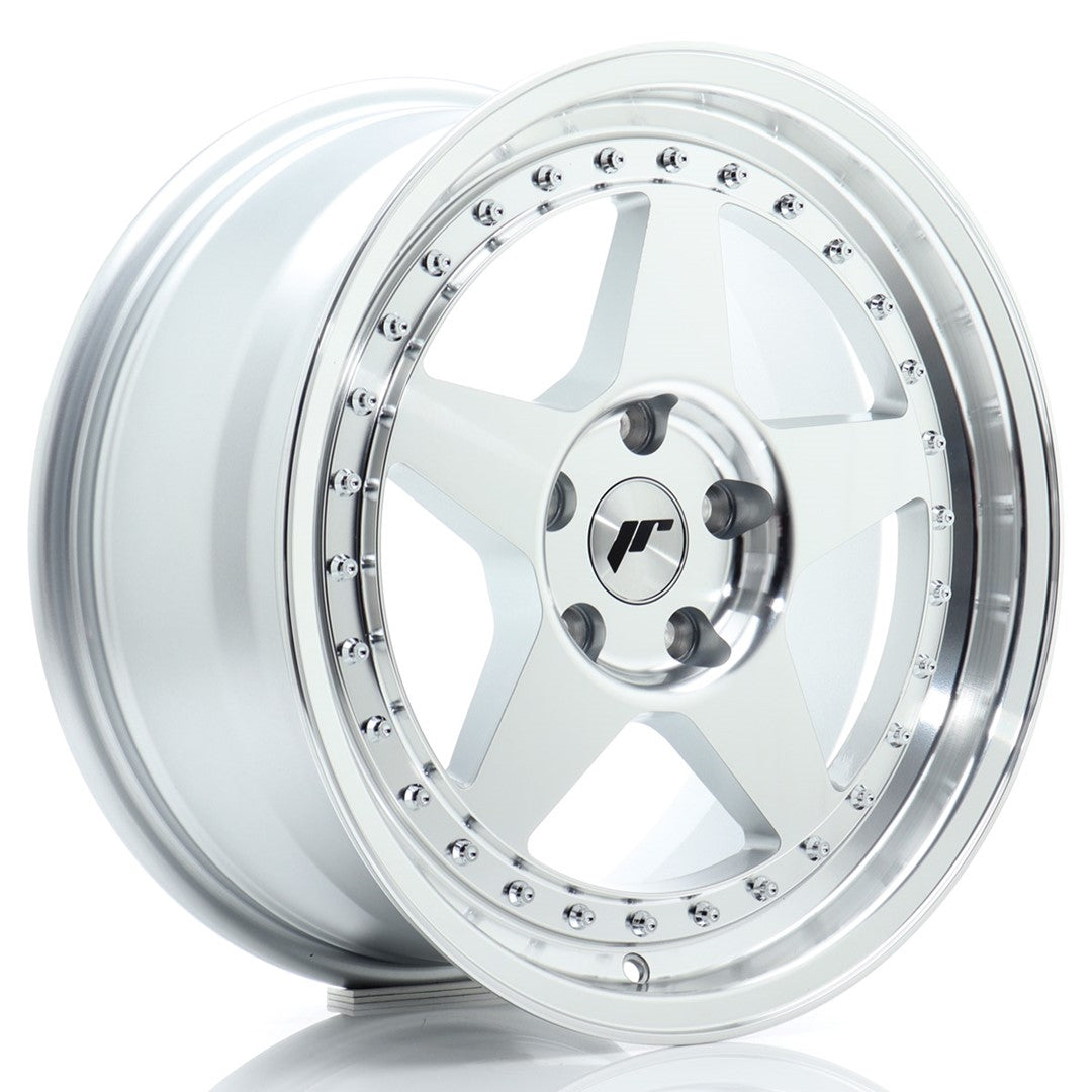 Alu kola Japan Racing JR6 17x8 ET35 5x112 Silver Machined Face