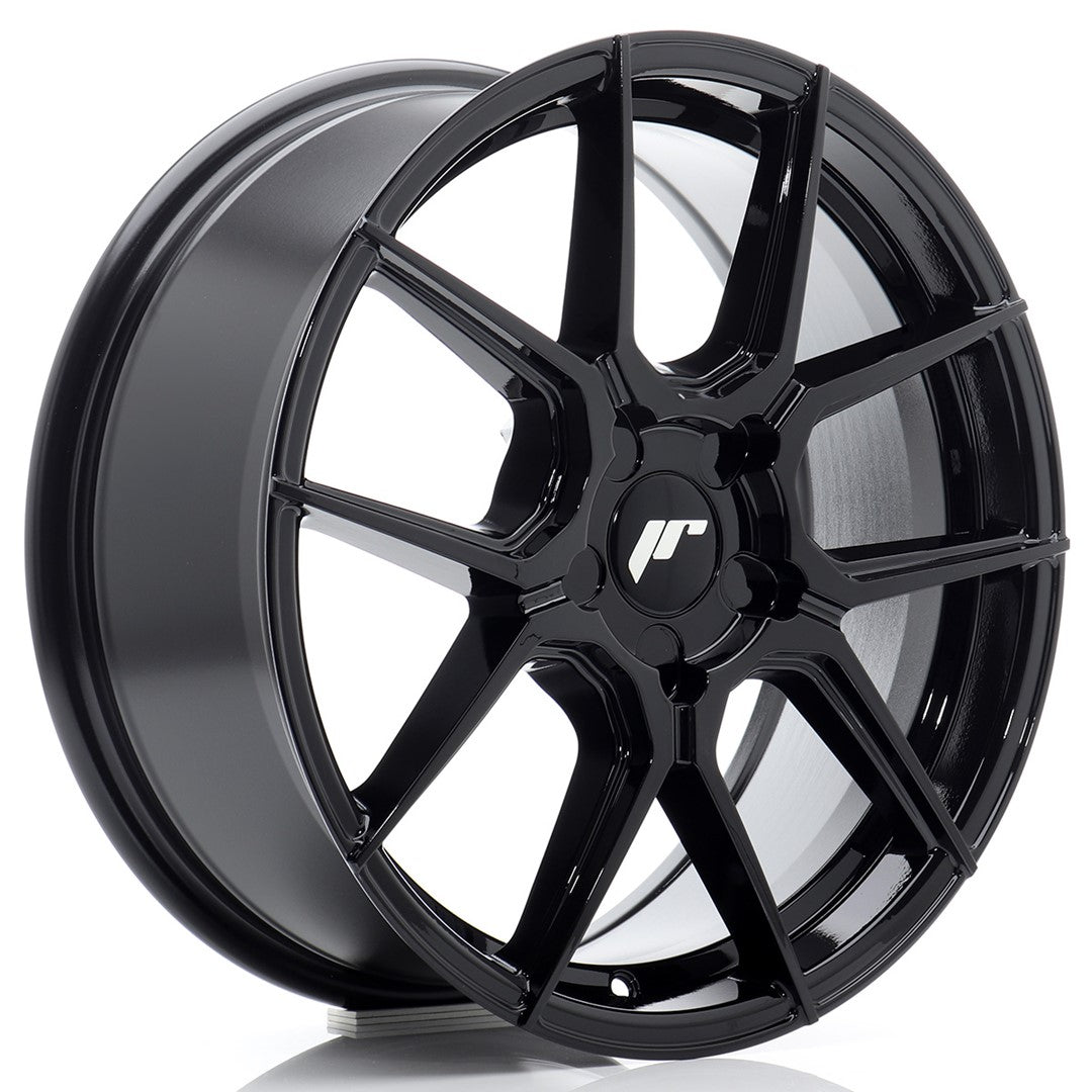 Alu kola Japan Racing JR30 17x7 ET20-40 5H BLANK Gloss Black