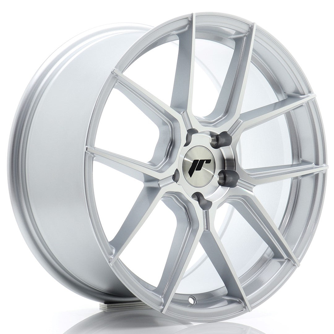 Alu kola Japan Racing JR30 18x8,5 ET45 5x112 Silver Machined Face