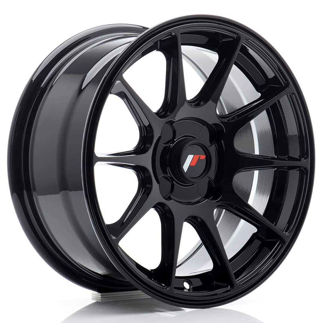 Alu kola Japan Racing JR11 15x7 ET30 4H BLANK Gloss Black