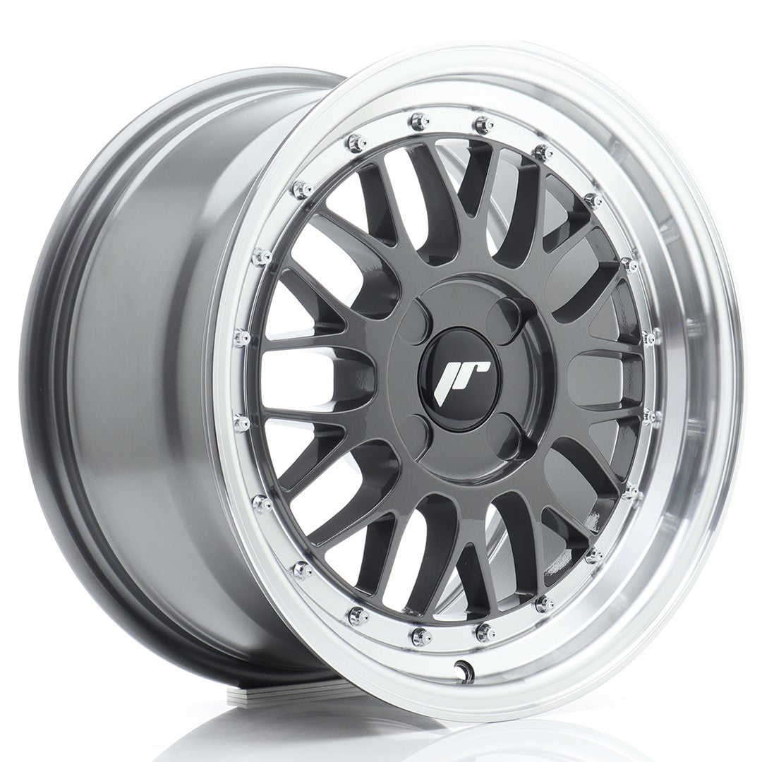 Alu kola Japan Racing JR23 16x8 ET20-45 4H BLANK Hyper Gray w/ Machined Lip