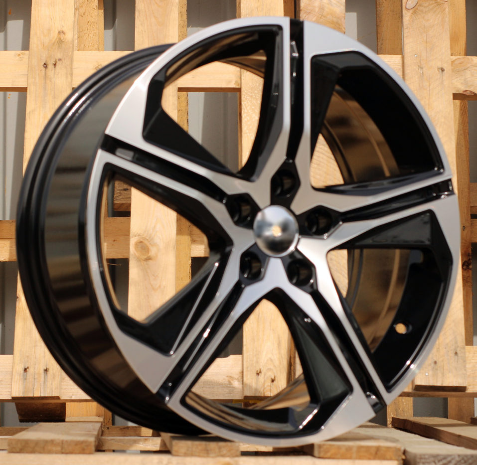 Alu kola B5817 7.5x18 5x112 ET46 Machined black