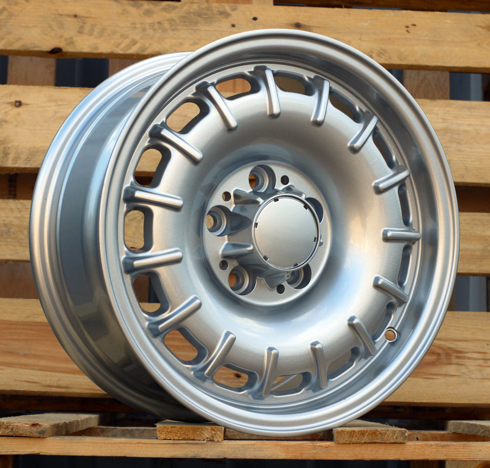 Alu kola pro Mercedes A1370 6x14 5x112 ET30 66.6 Silver Shining