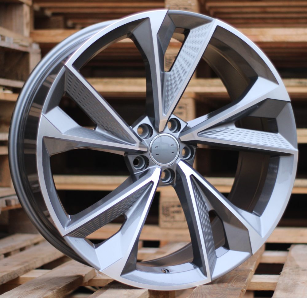 Alu kola pro Audi B1566 8.5x19 5x112 ET35 Grey Polished