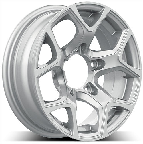 Alu kola GMP SJ15 5.5x15 5x139.7 ET5 108.2 silver | Wheelsup.cz