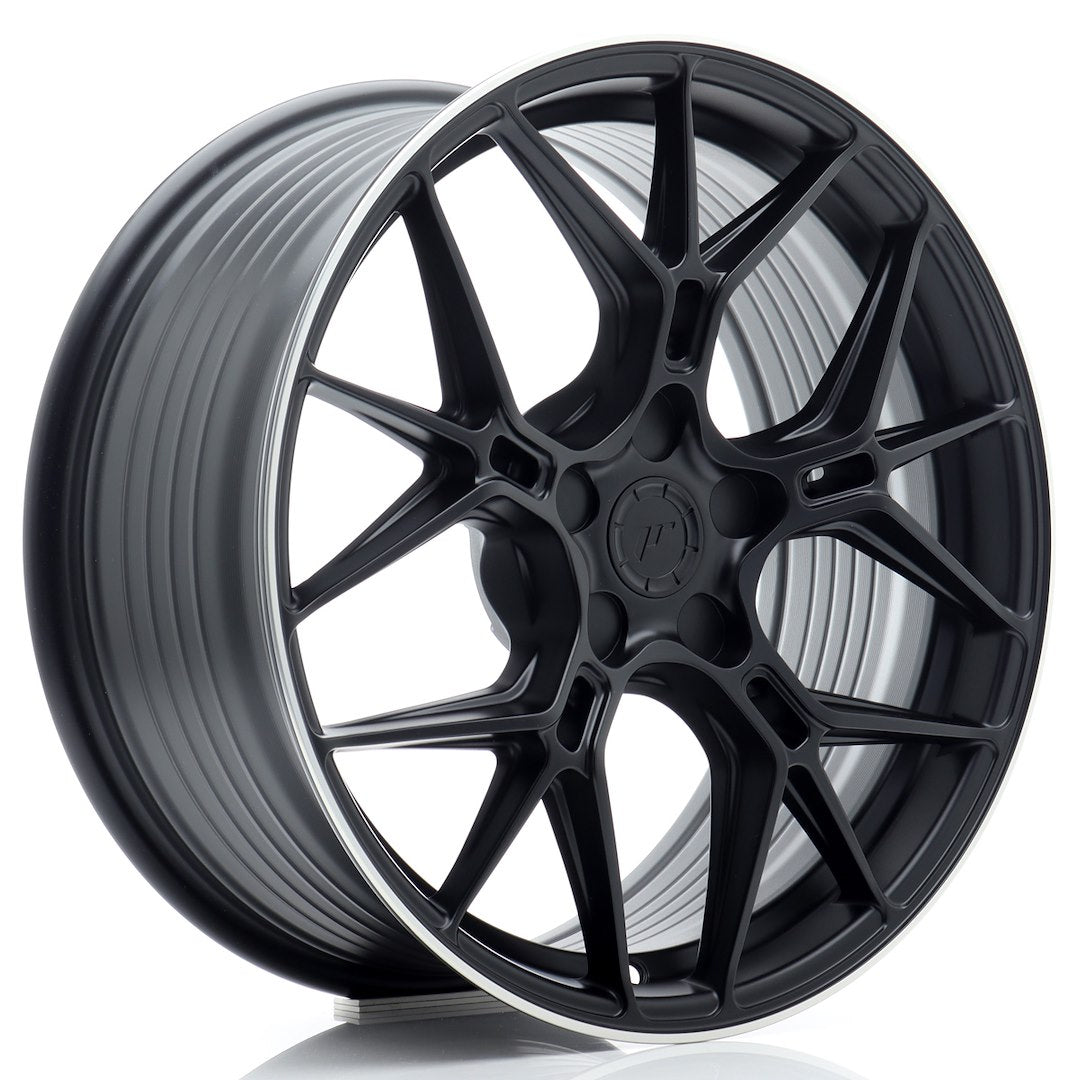 Alu kola Japan Racing JR51 18x8 ET20-45 5H BLANK Satin Black w/ Machined Lip | Wheelsup.cz