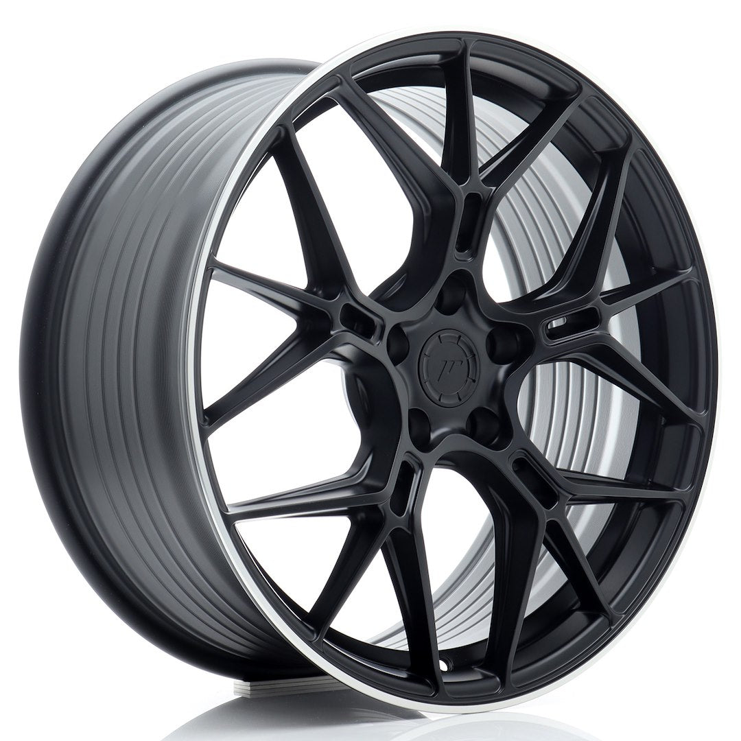 Alu kola Japan Racing JR51 19x8,5 ET45 5x112 Satin Black w/ Machined Lip | Wheelsup.cz