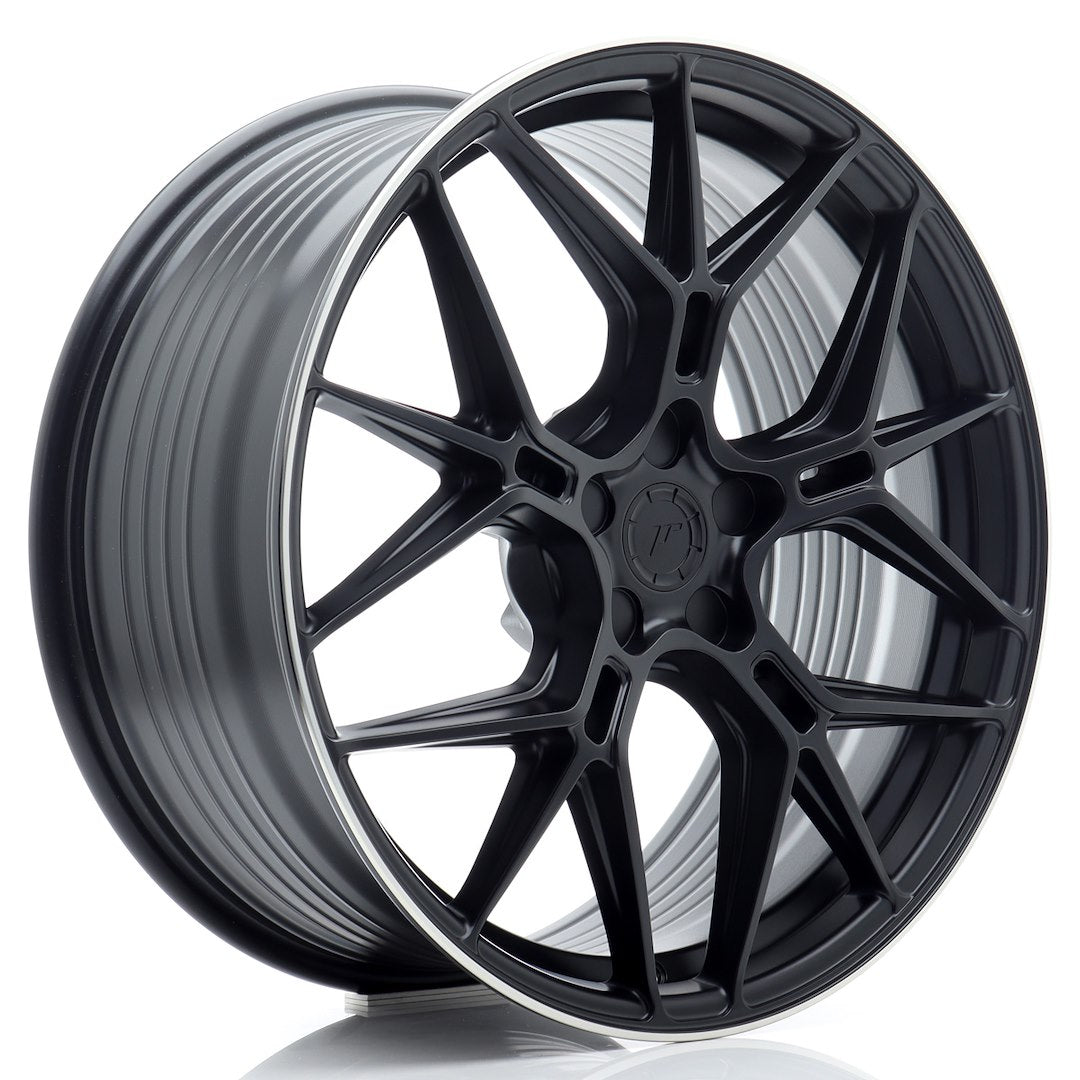 Alu kola Japan Racing JR51 20x8,5 ET20-45 5H BLANK Satin Black w/ Machined Lip