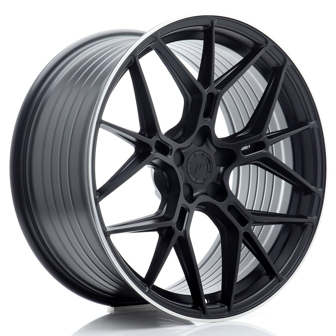 Alu kola Japan Racing JR51 20x9,5 ET20-40 5H BLANK Satin Black w/ Machined Lip