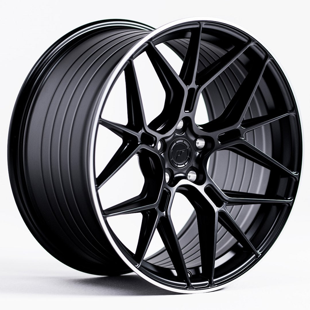 Alu kola Japan Racing JR51 20x10,5 ET15-35 5H BLANK Satin Black w/ Machined Lip