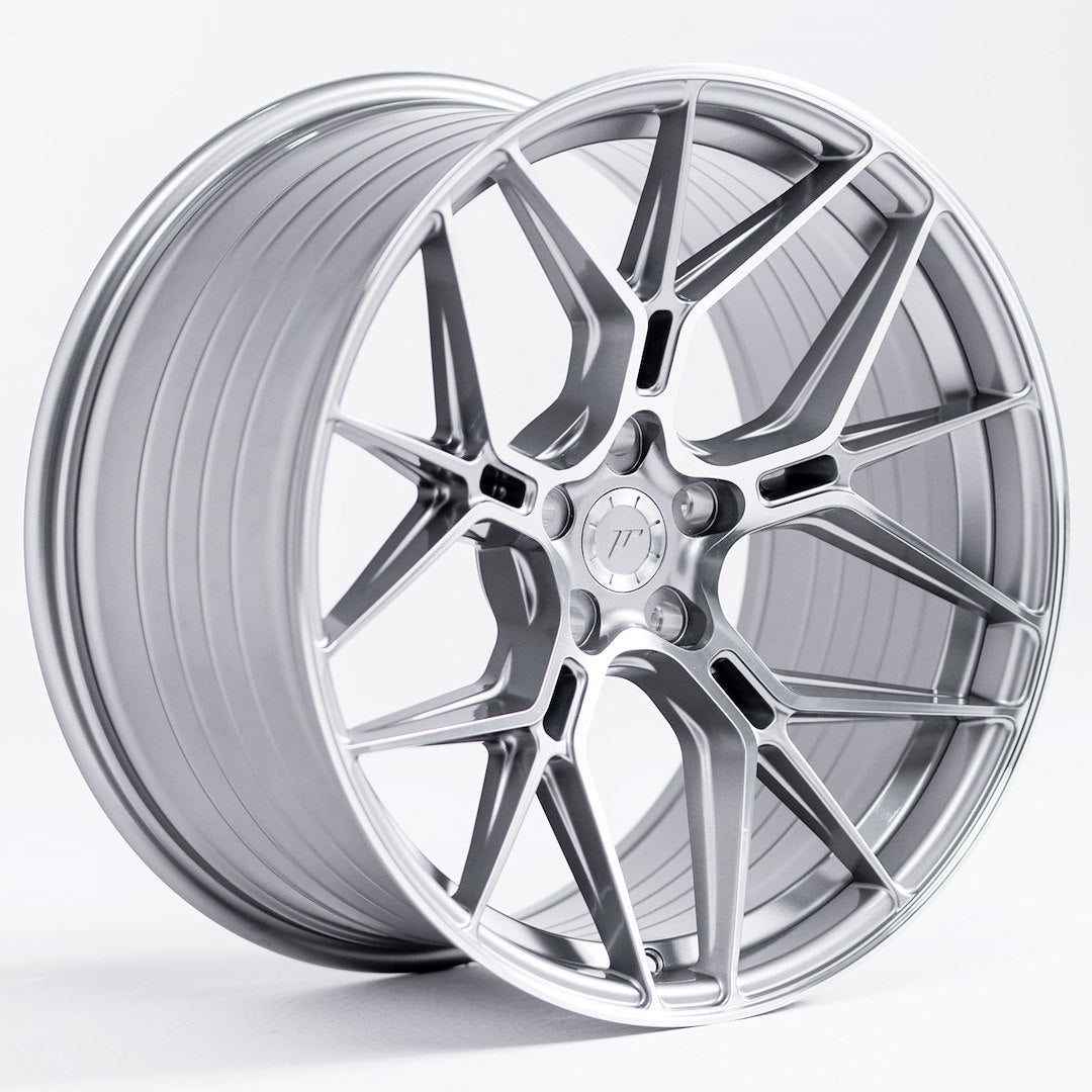 Alu kola Japan Racing JR51 20x10,5 ET15-35 5H BLANK Titanium Machined Face