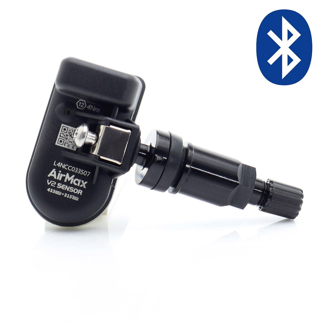 Tlakový snímač TPMS AirMax Bluetooth BT1 Tesla 2.4GHz Metal Black