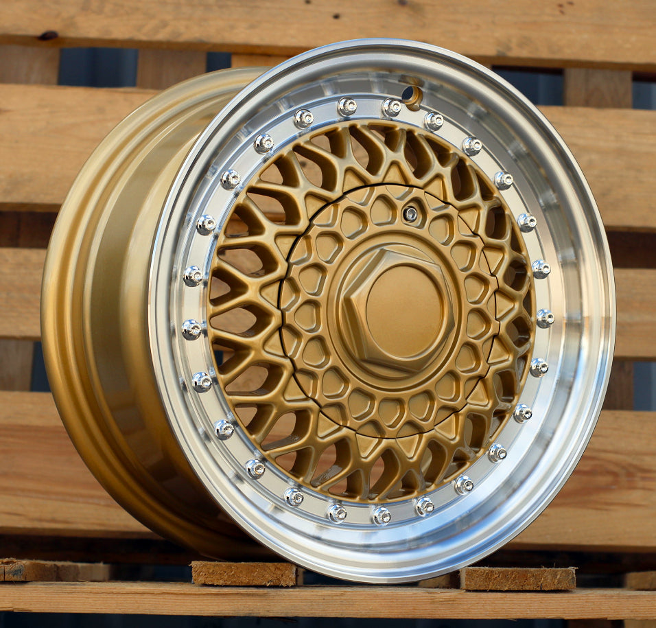 Alu kola pro Racing Line BY479 6x13 4x100 ET30 67.1 Bronze & Polished Lip