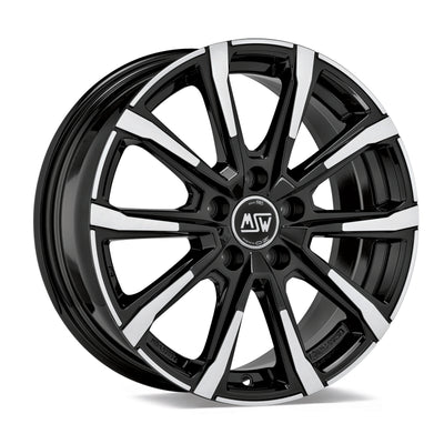 Alu kola MSW 79 7x17 5x100 ET48 56,1 černá WheelsUp