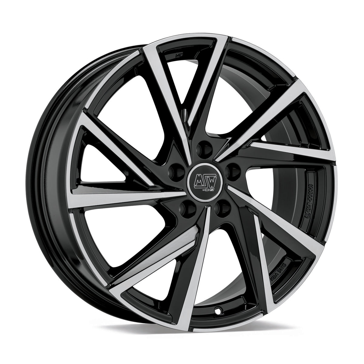 Alu kola MSW 80-5 6.5x18 5x112 ET38 57.1 černá
