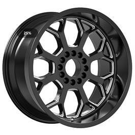 Alu kola pro Offroad B1960 10x20 8x180 ET-19 125.2 Black