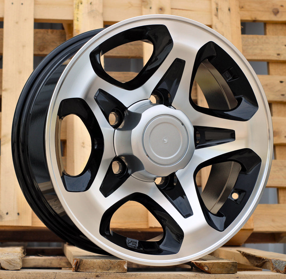 Alu kola pro Offroad JT296 7x16 5x150 ET 110.1 Black Polished