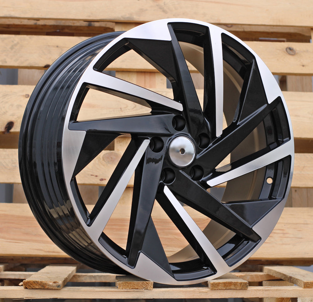 Alu kola pro Volkswagen FBX170 7x17 5x112 ET40 57.1 Black Polished