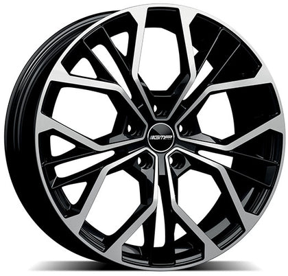 Alu kola GMP Matisse 6.5x16 5x100 ET35 73.1 black diamond