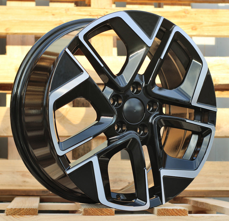 Alu kola pro Volkswagen Y1258 7.5x18 5x112 ET51 Black Polished