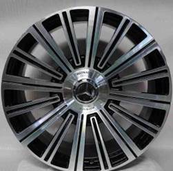 Alu kola pro Mercedes TX139A 10x22 5x112 ET40 66.6 Black Polished