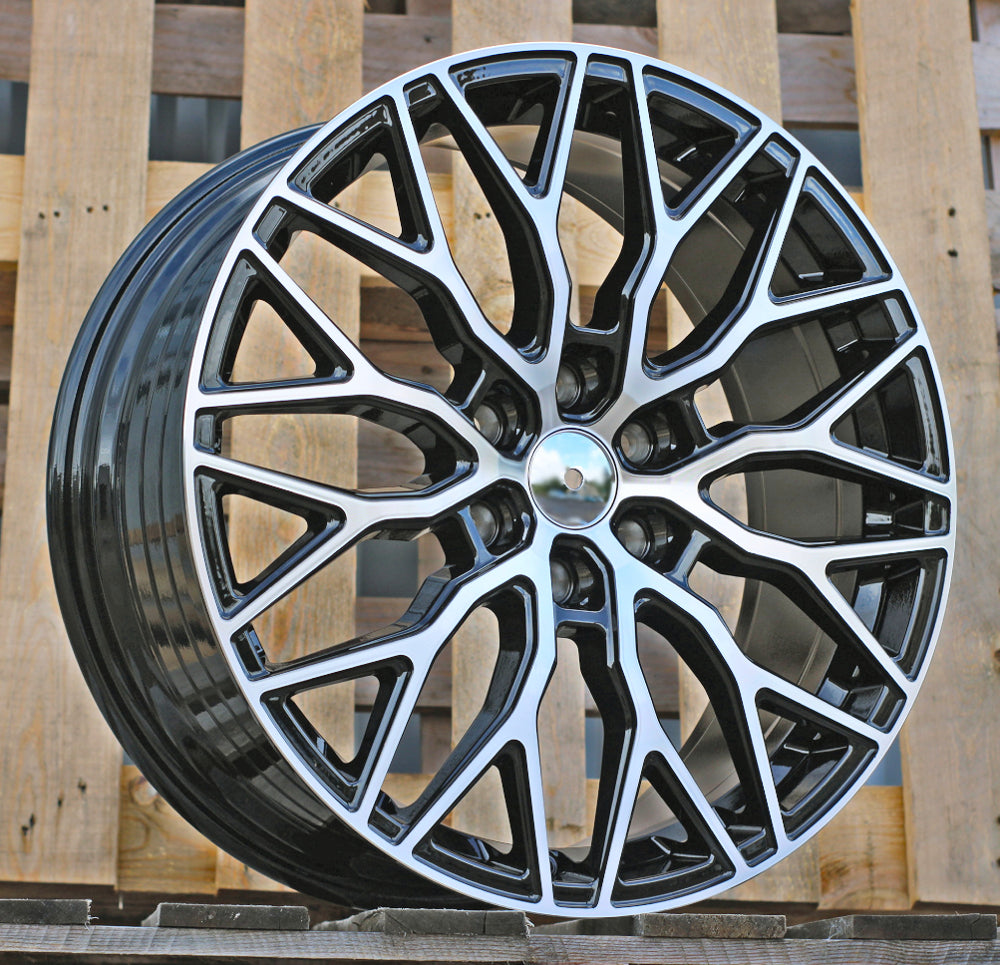 Alu kola pro Ford YF0412 8x19 6x120 ET48 74.1 Black Polished
