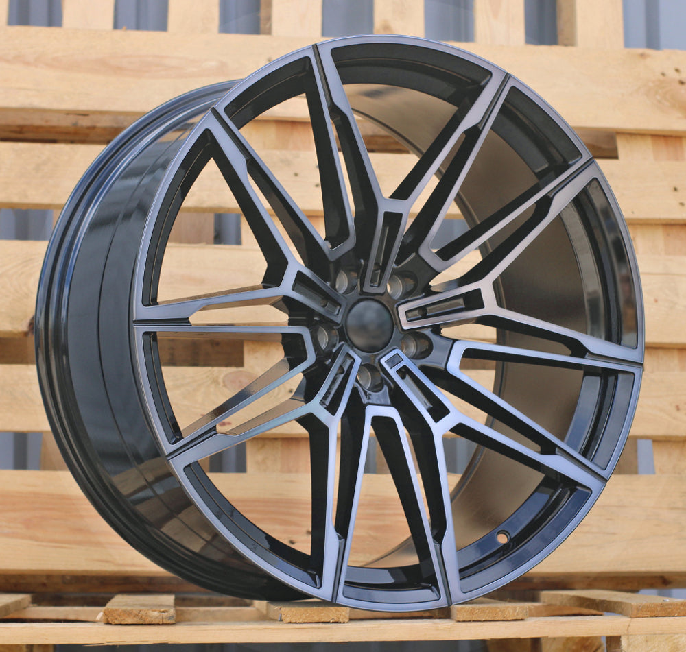 Alu kola pro BMW I0294 10.5x22 5x112 ET35 66.6 Black & Tinted Face