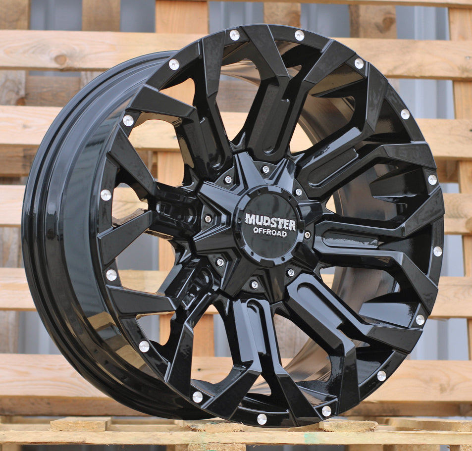 Alu kola pro Offroad B1417 9x20 8x180 ET0 Black | Wheelsup.cz