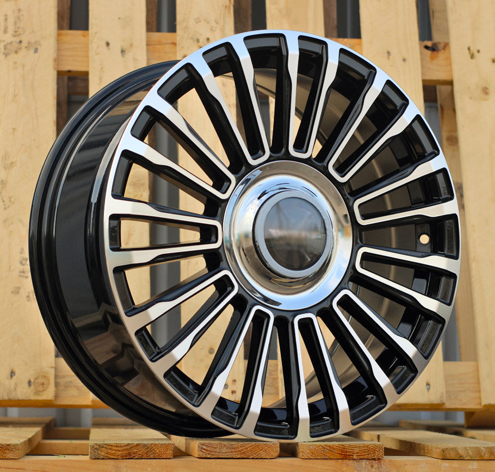 Alu kola Racing Line REW018 8x18 5x112 ET42 72.6 Black Polished