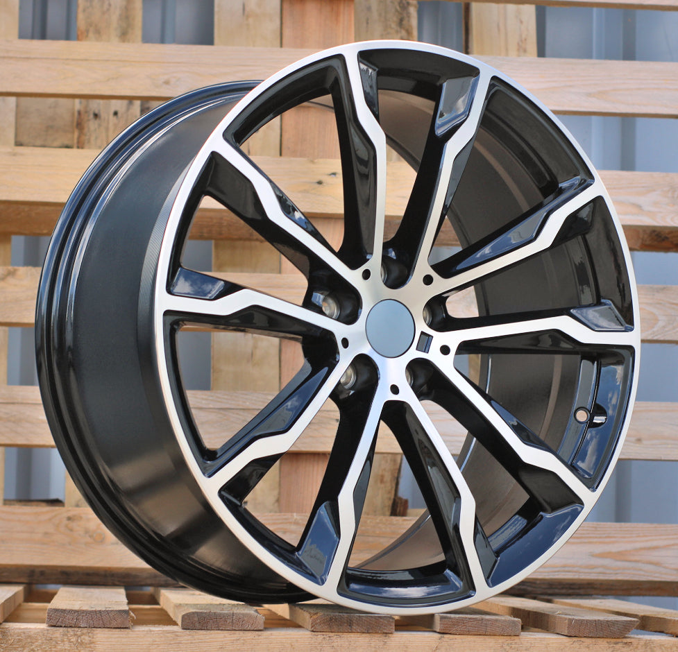 Alu kola pro BMW H3263F 9.5x20 5x112 ET43 66.6 Black Polished